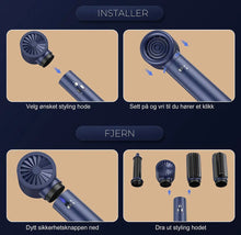Load image into Gallery viewer, 6-i-1 Profesjonell Hair Styler - Gull - tekshop.no