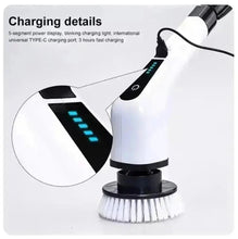 Load image into Gallery viewer, 7 - i - 1 elektrisk scrubber electric spin scrubber cleaning brush - tekshop.no