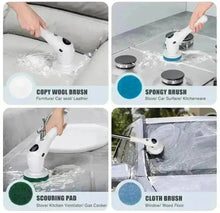 Load image into Gallery viewer, 7 - i - 1 elektrisk scrubber electric spin scrubber cleaning brush - tekshop.no