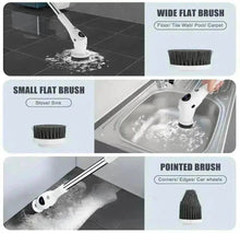 Load image into Gallery viewer, 7 - i - 1 elektrisk scrubber electric spin scrubber cleaning brush - tekshop.no
