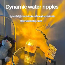 Load image into Gallery viewer, Galaxy projector Water Wave Dynamic Northern Lights Lamp - Nordlyslampe Cube tekshop.no