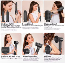 Load image into Gallery viewer, Preimum 7 i 1 Hair Styler med Airwrap, airflow og hårføner tekshop.no