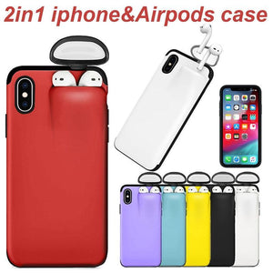 2 in1 AirPods IPhone Case tekshop.no