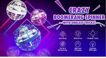 Load image into Gallery viewer, 360 Flying Drone Ball Flynova LED Trick Boomerang Orb Ball tekshop.no