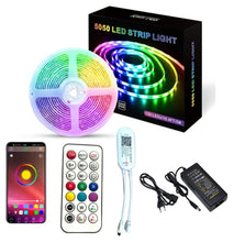 Load image into Gallery viewer, 5 meter Rainbow LED Strips Regnbue farger Music Sync - Twinkly Strings tekshop.no