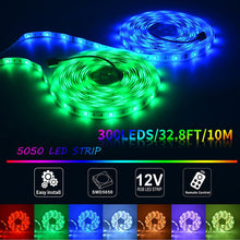 Load image into Gallery viewer, 5 meter Rainbow LED Strips Regnbue farger Music Sync - Twinkly Strings tekshop.no