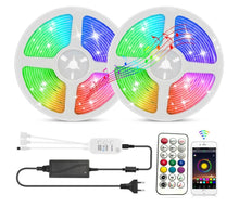 Load image into Gallery viewer, 5 meter Rainbow LED Strips Regnbue farger Music Sync - Twinkly Strings tekshop.no