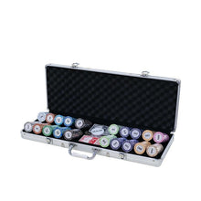 Load image into Gallery viewer, 500 Poker sjetonger Texas Hold'em Sett og aluminium case tekshop.no