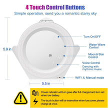 Load image into Gallery viewer, Galaxy lights projector med App og smart home WIFI tilkobling tekshop.no