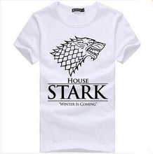 Load image into Gallery viewer, House of Stark Winterfell Wolf T - shirts - tekshop.no