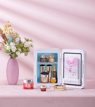 Load image into Gallery viewer, Sminke kjøleskap med speil - Makeup cosmetic fridge tekshop.no