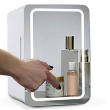 Load image into Gallery viewer, Sminke kjøleskap med speil - Makeup cosmetic fridge tekshop.no