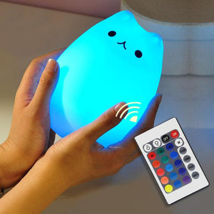 Soft Silicone Led Night Light for Kids - tekshop.no