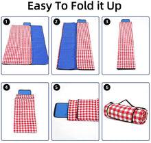 Load image into Gallery viewer, Strandmatter og piknikteppe - Piknik stranda matte tekshop.no