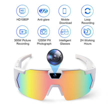 Load image into Gallery viewer, POV-briller med 4K-kamera | Dokumenter reisen håndfritt - tekshop.no
