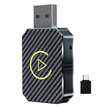 Load image into Gallery viewer, 2-i-1 kompakt CarPlay-adapter med Bluetooth og WiFi