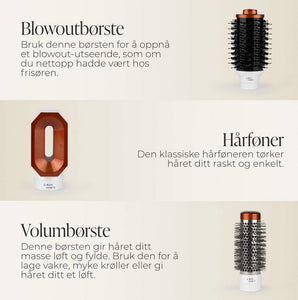 6 i 1 premium hair styler og hårføner tekshop.no