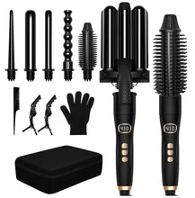 Load image into Gallery viewer, 6 in 1 curling iron set, Wand and fast Heating tekshop.no