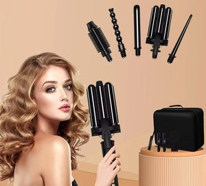 6 in 1 curling iron set, Wand and fast Heating tekshop.no