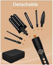 Load image into Gallery viewer, 6 in 1 curling iron set, Wand and fast Heating tekshop.no