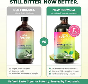 Soursop Bitters Liquid | Økologisk urtedrikk for fordøyelse, energi og immunforsvar