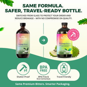 Soursop Bitters Liquid | Økologisk urtedrikk for fordøyelse, energi og immunforsvar