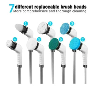 7-i-1 elektrisk scrubber electric spin scrubber cleaning brush tekshop.no