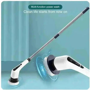 7-i-1 elektrisk scrubber electric spin scrubber cleaning brush tekshop.no