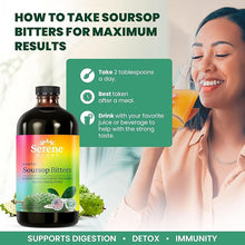 Load image into Gallery viewer, Soursop Bitters Liquid | Økologisk urtedrikk for fordøyelse, energi og immunforsvar