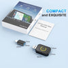2-i-1 kompakt CarPlay-adapter med Bluetooth og WiFi