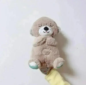 Breathing Teddy med beroligende oter-plysj tekshop.no