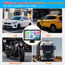 Load image into Gallery viewer, Universal 7” CarPlay &amp; Android Auto Skjerm | Touch, GPS &amp; Bluetooth