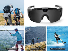 Load image into Gallery viewer, POV-briller med 4K-kamera | Dokumenter reisen håndfritt - tekshop.no