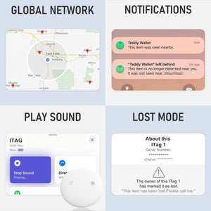 Find My Smart Tag Tracker Mini GPS Sporingsenhet