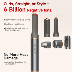 5-i-1 Hot Air Brush & Ionic Hair Styler
