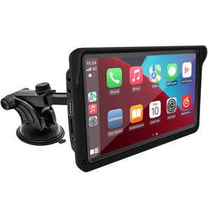Universal 7” CarPlay & Android Auto Skjerm | Touch, GPS & Bluetooth