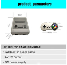 Load image into Gallery viewer, Super Nintendo Game Console med 620 spill - tekshop.no