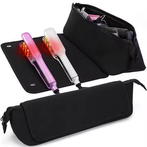 2-i-1 Vanntett multi Hair Styler bag og varmebestandig matte