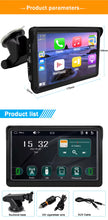 Load image into Gallery viewer, Universal 7” CarPlay &amp; Android Auto Skjerm | Touch, GPS &amp; Bluetooth