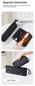 2-i-1 Vanntett multi Hair Styler bag og varmebestandig matte