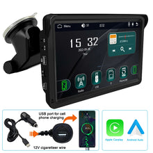 Load image into Gallery viewer, Universal 7” CarPlay &amp; Android Auto Skjerm | Touch, GPS &amp; Bluetooth