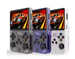 R36S Retro Spillkonsoll, 128GB, Open Source, 20.000+ spill inkludert