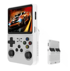 R36S Retro Spillkonsoll, 128GB, Open Source, 20.000+ spill inkludert