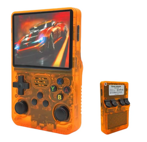 R36S Retro Spillkonsoll, 128GB, Open Source, 20.000+ spill inkludert