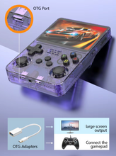 Load image into Gallery viewer, R36S Retro Spillkonsoll, 128GB, Open Source, 20.000+ spill inkludert