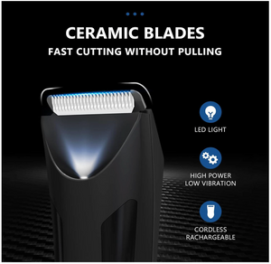 Intim Shaver Pro™ | Kroppstrimmer med keramiske blader og LED-lys