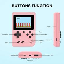 Load image into Gallery viewer, 400 in 1 Portable Video Handheld Retro Game Console Gift For Kids
