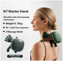 Load image into Gallery viewer, 3D Shiatsu Nakke- Og Skuldermassasjeapparat med fingre og varme
