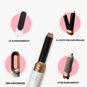 5-i-1 Hair Styler med oppbevaringsetui
