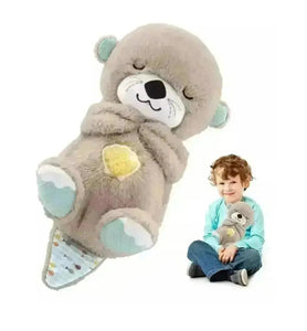 Breathing Teddy med beroligende oter-plysj tekshop.no